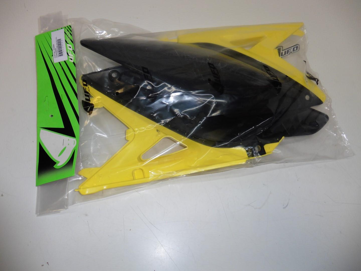 Seitenverkleidung Abdeckung side panels passt an Suzuki Rmz 250 10-18 sw-gelb