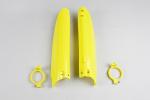 Gabelschutz Gabelprotektoren fork guards passt an Suzuki Rm 125 250 99-03 gelb