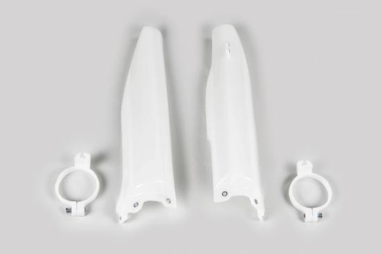 Gabelschutz Gabelprotektoren fork guards passt an Kawasaki Kx 125 04-08 Rmz wei