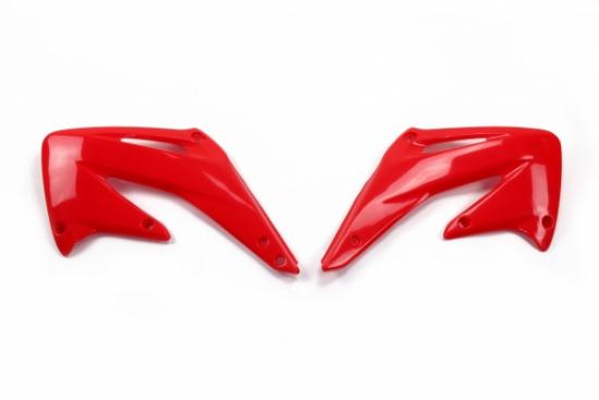 Tankverkleidung Khlerabdeckung radiator scoops passt an Honda Cr450f 02-04 rot