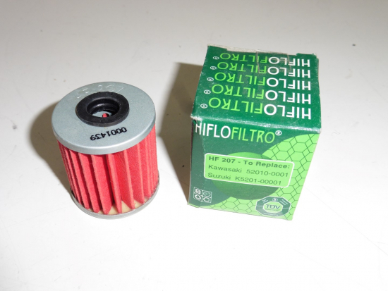 Hiflo HF 207 lfilter oilfilter passt an Kawasaki Kxf 250 passt an Suzuki Rmz 250