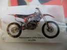 Dekorsatz Aufkleber Sticker Sitzbezug passt an Honda Cr 125 02-07 schwarz-rot