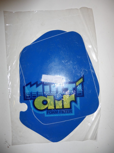 Dekorsatz Startnummernuntergrund Aufkleber passt an Honda Cr 125 250 1998 blau