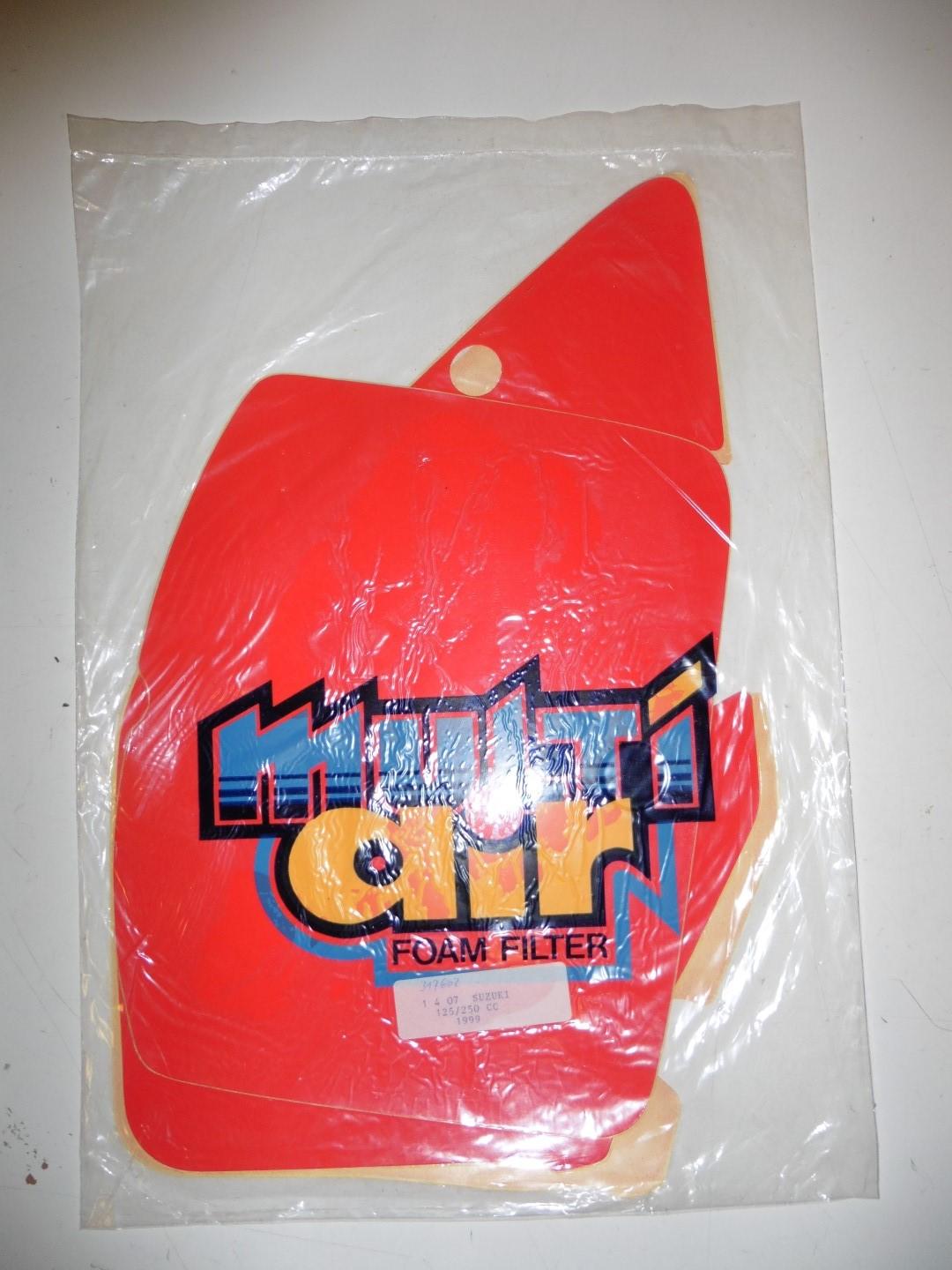 Dekorsatz Startnummernuntergrund Aufkleber passt an Suzuki Rm 125 250 1999 rot