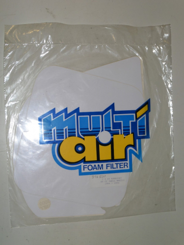 Dekorsatz Startnummernuntergrund Aufkleber passt an Kawasaki Kx 80 94-96 wei