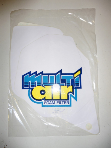 Dekorsatz Startnummernuntergrund Aufkleber passt an Suzuki Rm 125 250 01-02 wei