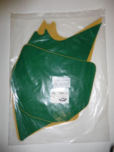 Dekorsatz Startnummernuntergrund Aufkleber passt an Kawasaki Kxf 250 04-05 grn