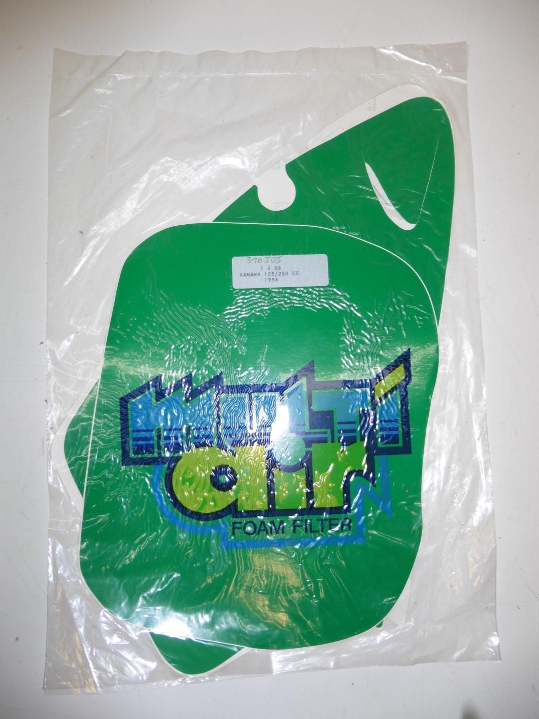 Dekorsatz Startnummernuntergrund Aufkleber passt an Yamaha Yz 125 250 1996 grn