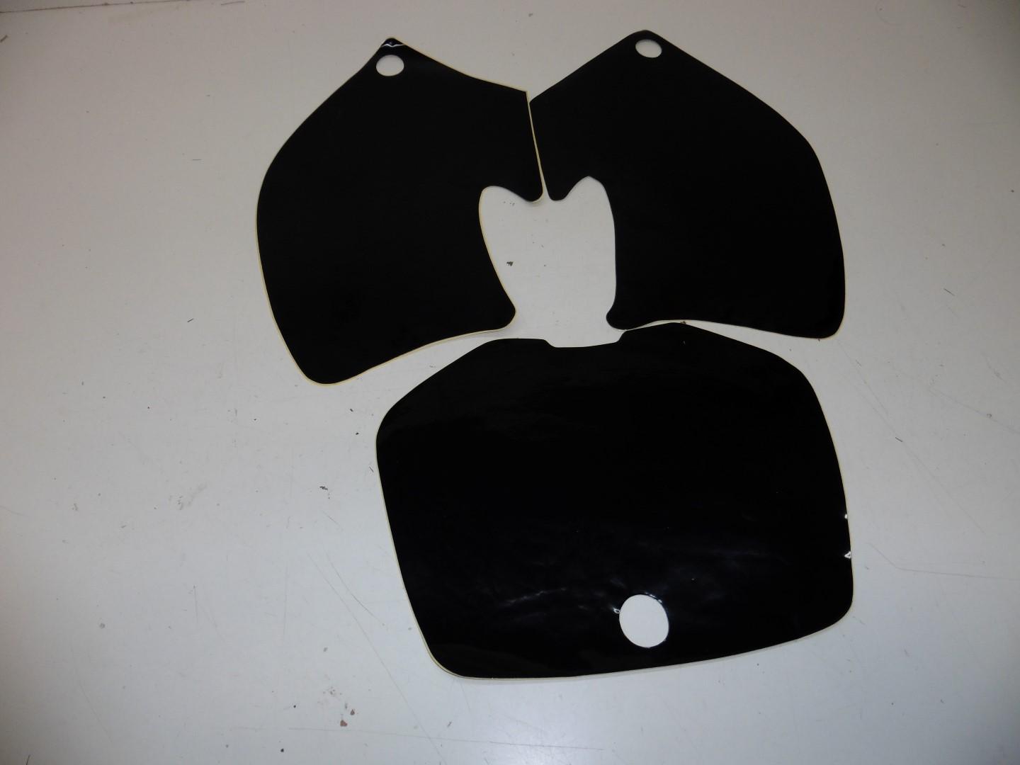 Dekorsatz Startnummernuntergrund Aufkleber passt an Ktm Sx 250 360 96-97 schwarz