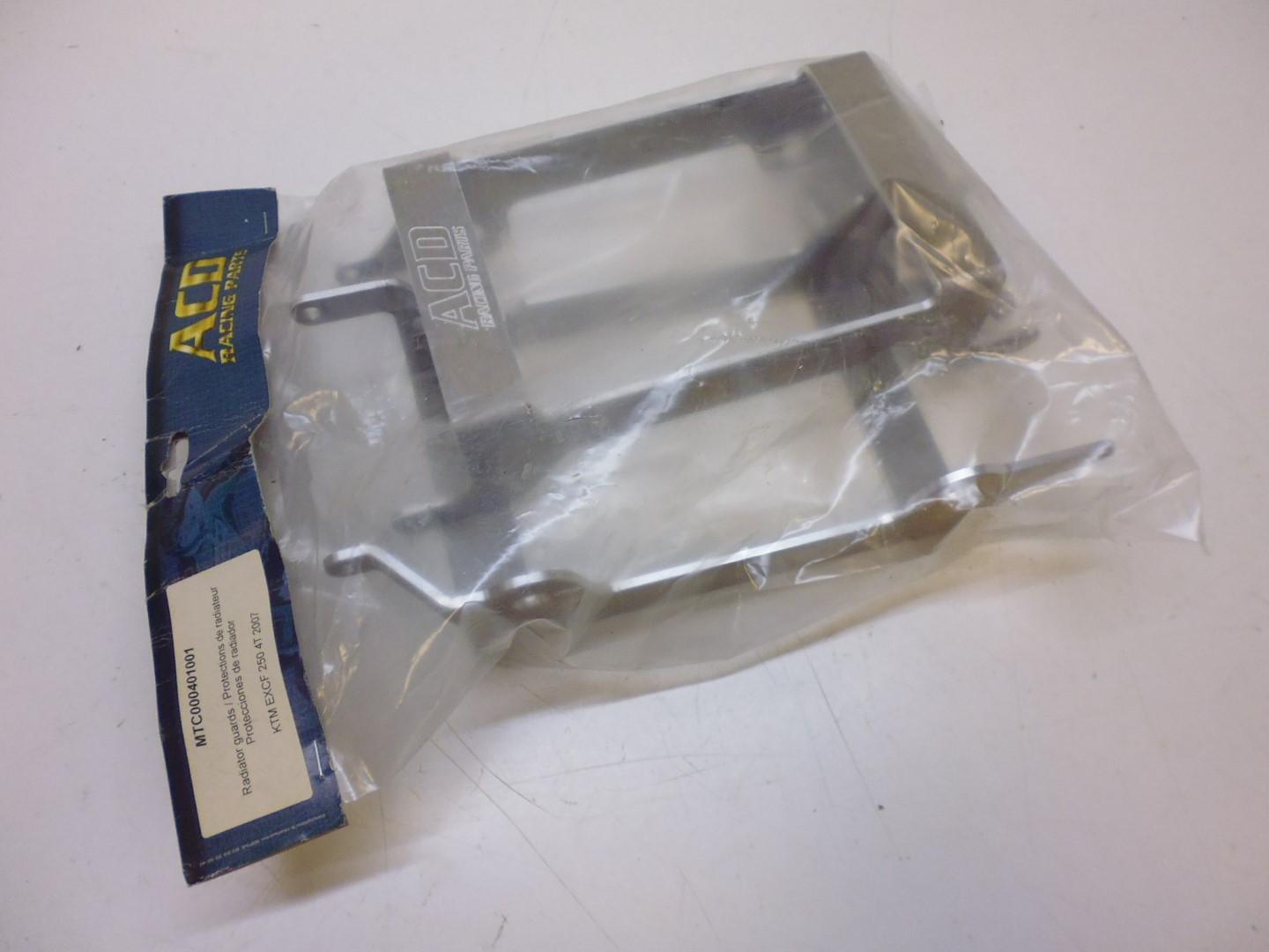 K�hlerschutz K�hlersch�tzer radiator guards passt an Ktm Exc-f 250 2007 silber