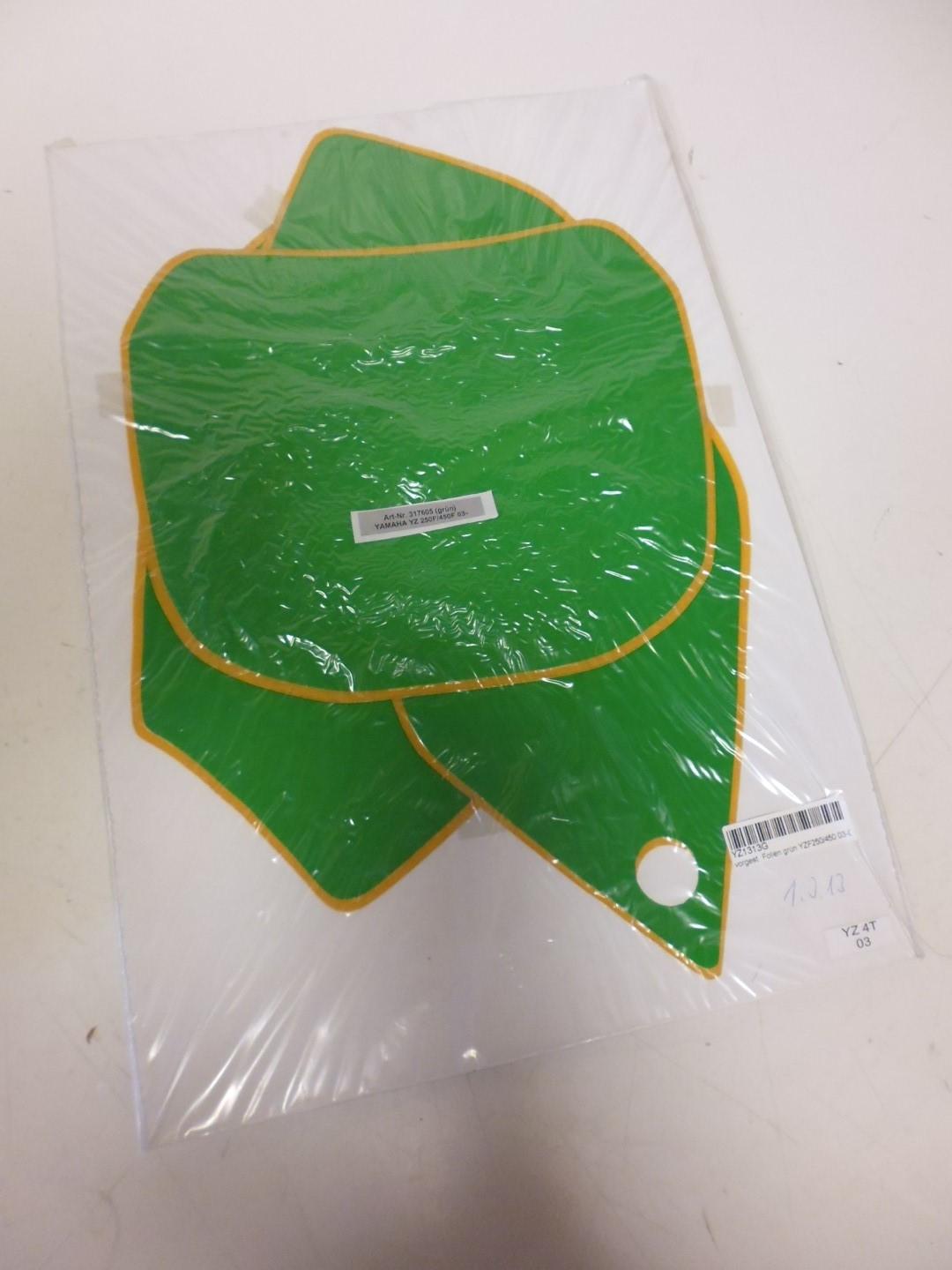 Dekorsatz Startnummernuntergrund Aufkleber passt an Yamaha Yzf 250 450 03-05 gr 