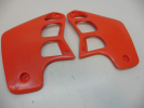 Tankverkleidung rechts und links Kühlerabdeckung radiator scoops rot Tankverkleidung rechts und links Kühlerabdeckung radiator scoops rot