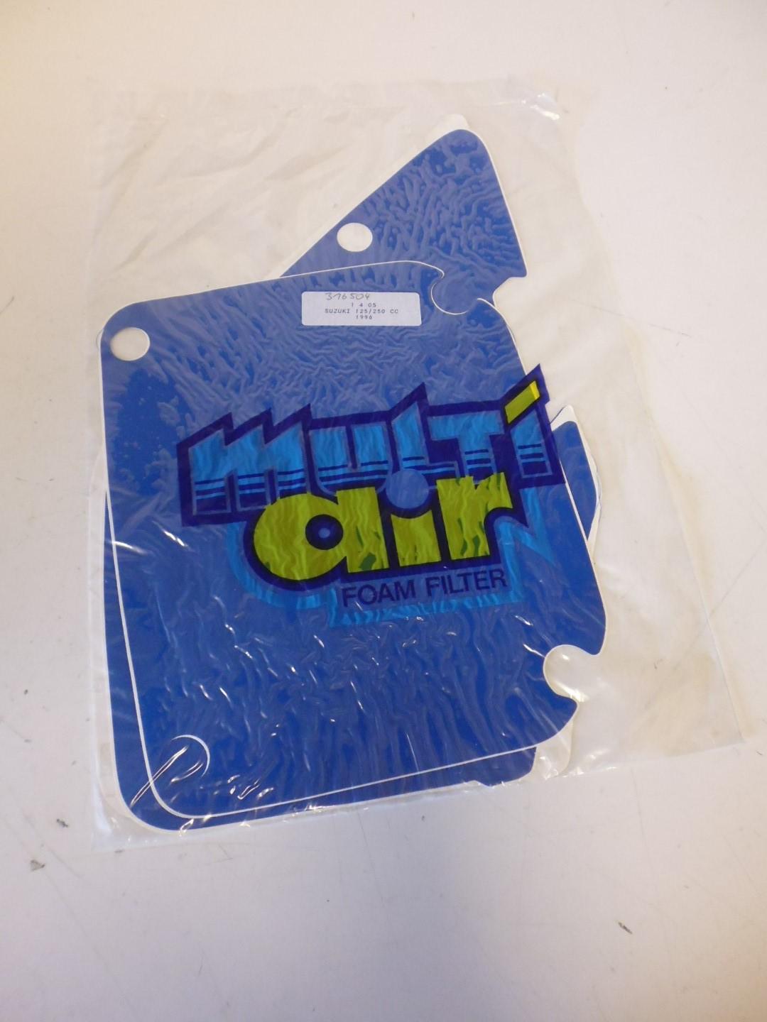 Dekorsatz Startnummernuntergrund Aufkleber passt an Suzuki Rm 125 250 1996 blau