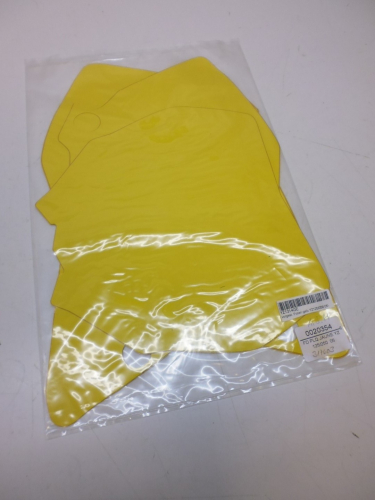 Dekorsatz Startnummernuntergrund Aufkleber passt an Yamaha YZ 125 250 06 gelb