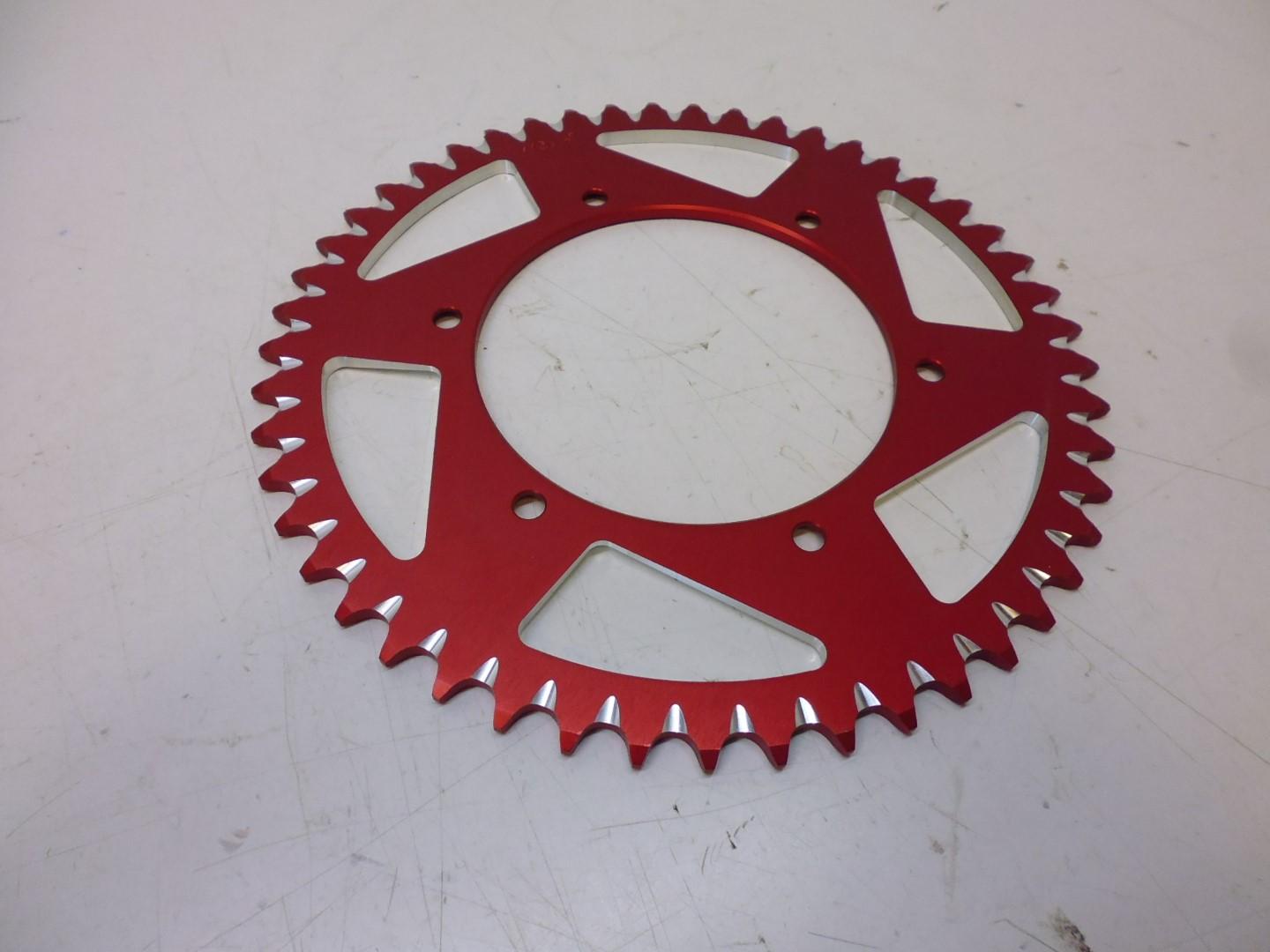 Kettenrad 49 Zhne sprocket passt an Suzuki Rm 125 80-12 Rmz 250 07-20 Drz rot