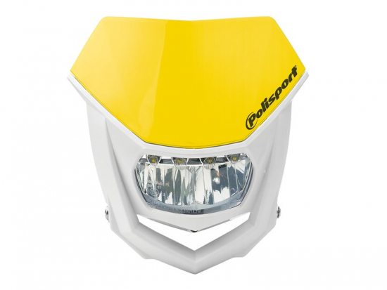 Lichtmaske Halo universal Led Lampenmaske headlight passt an Suzuki gelb-wei�