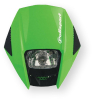 Lichtmaske Exura Lampenmaske Scheinwerfer headlight passt an Kawasaki gr�n