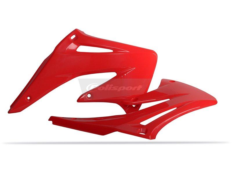 Tankverkleidung Khlerabdeckung radiator scoops passt an Honda Crf 450 02-04 rot