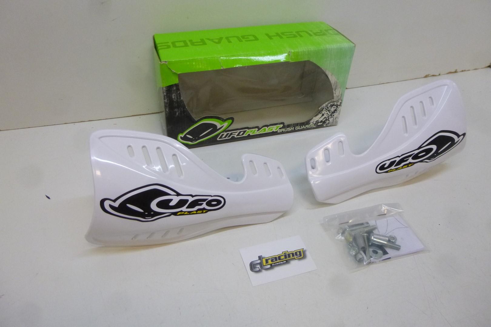 Handprotektoren Handguards Handsch�tzer f�r Yamaha Yzf Yz250f Yz450f 04-07 wei�