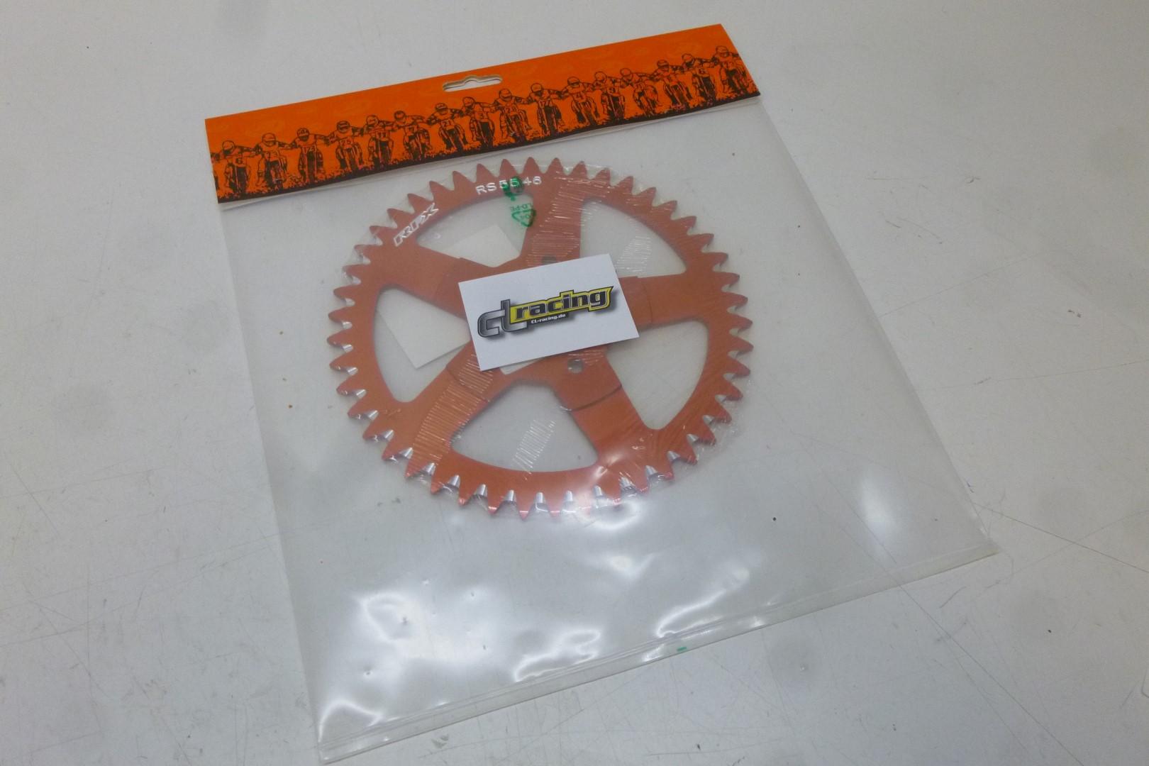 Kettenrad 46 Zhne sprocket passt an Ktm Sx 50 97-12 orange