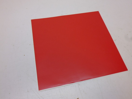 Dekor 35x33 cm Startnummernuntergrund Aufkleber Sticker passt an Kawasaki rot