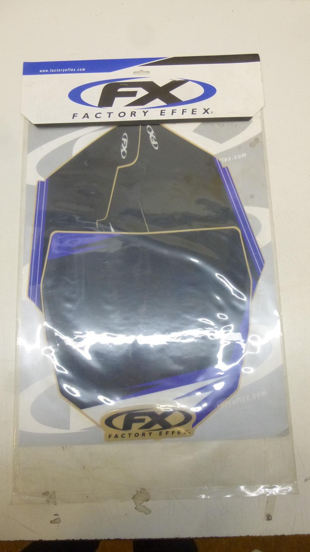 Dekorsatz Aufkleber Startnummernhintergrund passt an Yamaha Yzf 250 2014 sw-blau