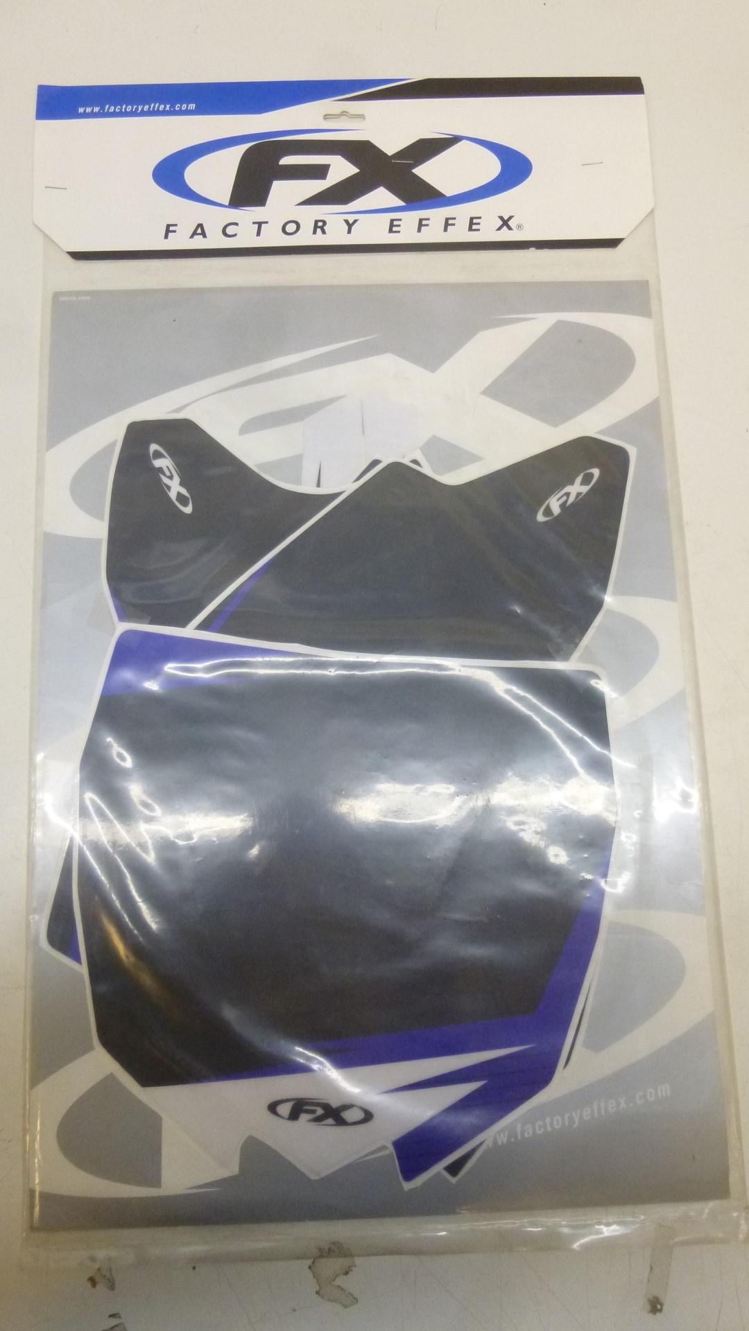 Dekorsatz Aufkleber Startnummernhintergrund passt an Yamaha Yzf 450 10-13 sw-bl