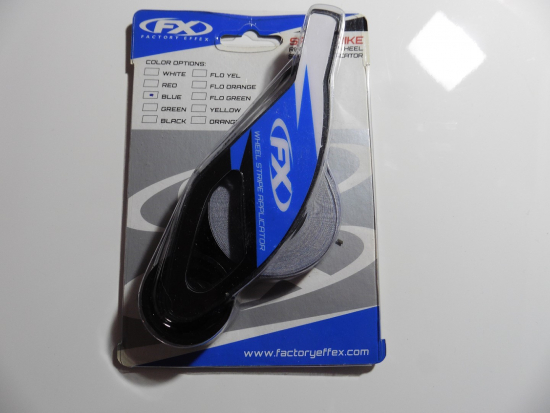 Felgenrandaufkleber 7 mm Dekor Felgenaufkleber Sticker passt an Yamaha Yzf blau