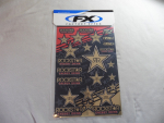 Dekor Rockstar Energy Drink Aufkleber Sticker universal passt an Honda sw-rot Dekor Rockstar Energy Drink Aufkleber Sticker universal passt an Honda sw-rot