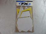 Aufkleber Startnummernhintergrund Dekor Sticker für Suzuki Rmz 450 05-06 Aufkleber Startnummernhintergrund Dekor Sticker für Suzuki Rmz 450 05-06