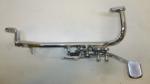 Fu�bremsarmatur Fu�bremse foot brake passt an Yamaha passt an Kawasaki silber