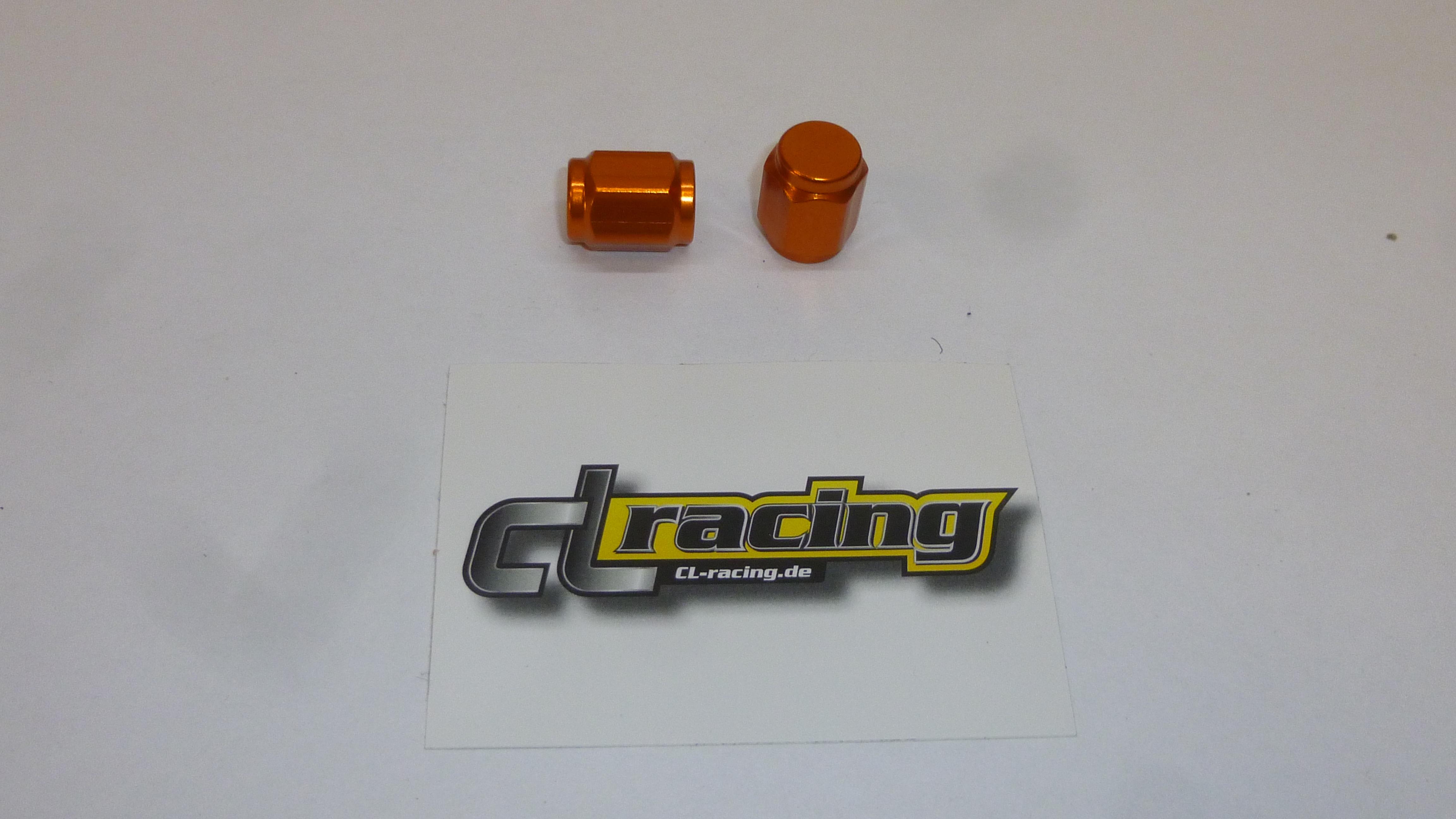 Ventilkappen valve cap passt an Ktm 690 Supermoto Lc4 Lc8 Duke Exc Sx Sxf orange