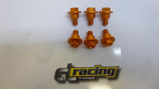 Schraubensatz 6x Gabelprotektor Gabelschtzer bolt passt an Ktm Sx 65 02-21 or