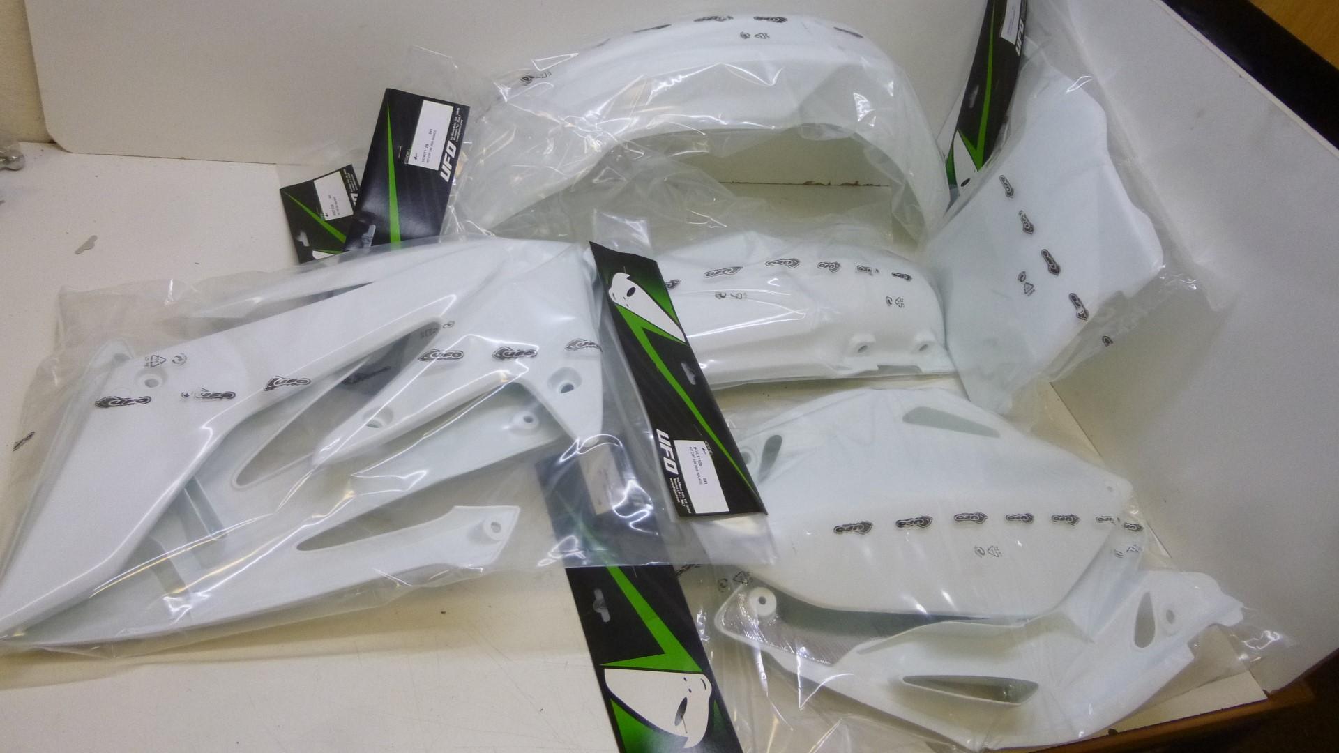 Verkleidungssatz Plastiksatz plastic kit passt an Honda Crf Cr250f 2009 wei