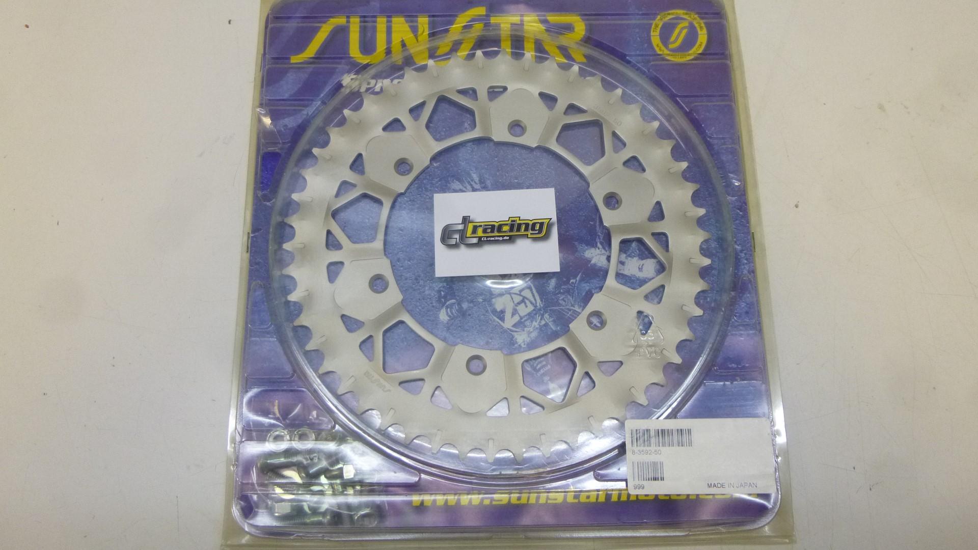 Kettenrad Sunstar 48 Zhne sprocket passt an Suzuki Rm 125 80-12 Drz Rmz 450 sil