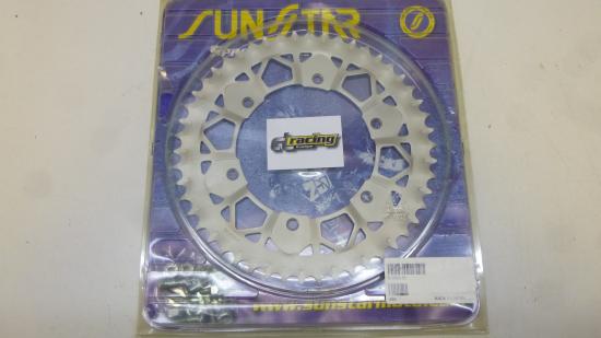 Kettenrad Sunstar 49 Zhne sprocket passt an Ktm Exc Sxf 250 450 98-19 Lc4 silb