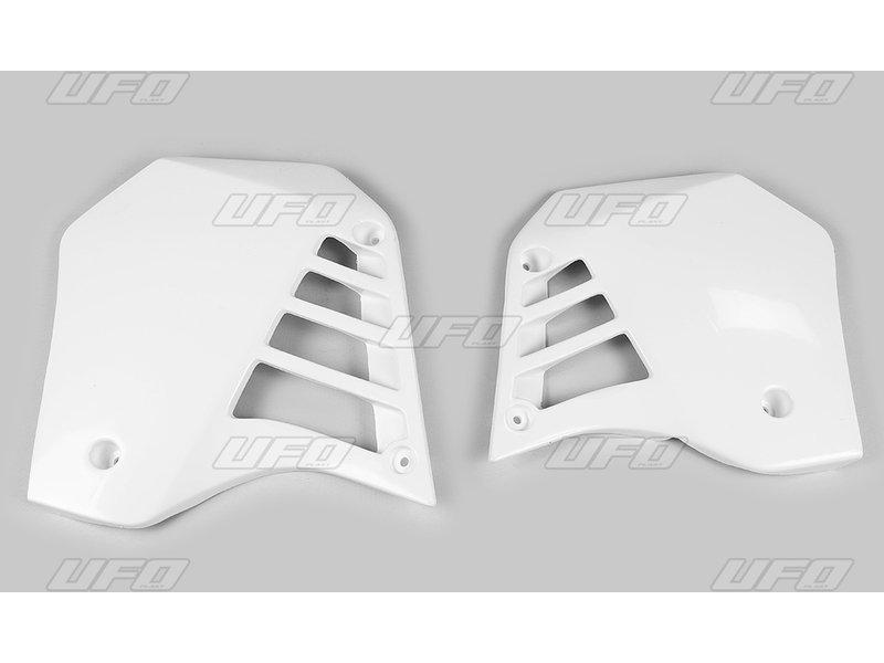 Tankverkleidung Khlerspoiler radiator scoops passt an Yamaha Yz 125 87-88 wei