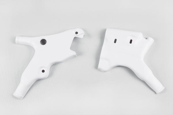Rahmenschutz Rahmenprotektor frame guards passt an Yamaha YZ 125 250 91-92 wei