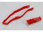 Kettenschleifer Schwingenschleifer chain guard passt an Honda Crf 250 14-17 rot