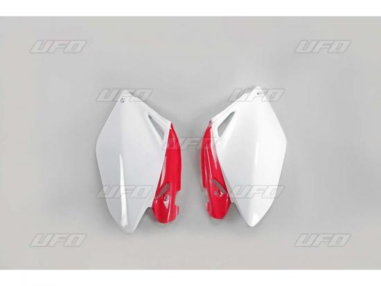 Seitenverkleidung side panels passt an Honda Crf Cr250f R 06-09 wei-rot