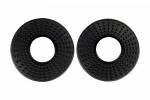 Gummiringe für Lenker universal grips donuts rubber passt an Honda schwarz Gummiringe für Lenker universal grips donuts rubber passt an Honda schwarz