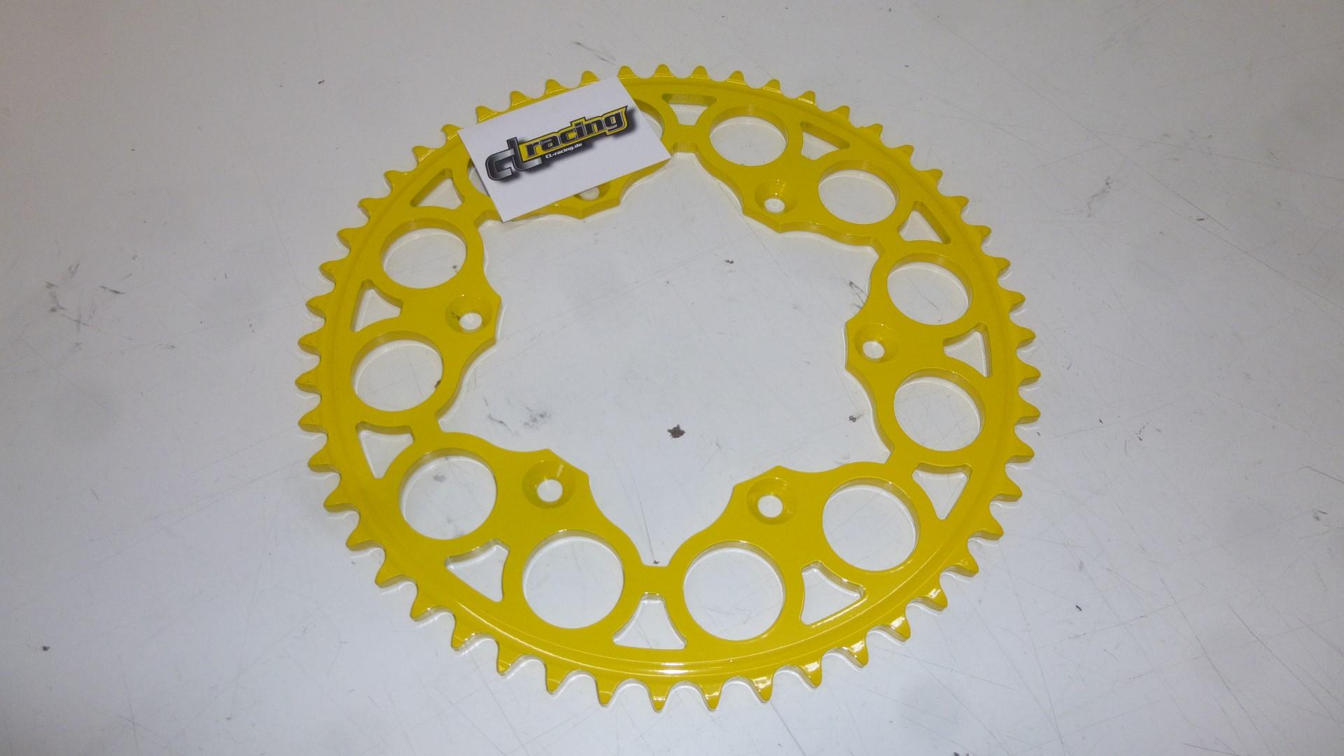 Kettenrad 51 Zhne sprocket passt an Suzuki Rm 80-12 Drz 400 00-08 Rmz 450 gelb