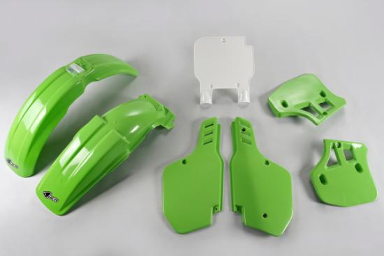Verkleidungssatz Plastiksatz plastic kit passt an Kawasaki Kx 250 500 1989 gr-w