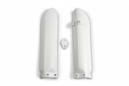 Gabelschutz Gabelprotektoren fork guards passt an Husqvarna Tc 85 14-17 wei