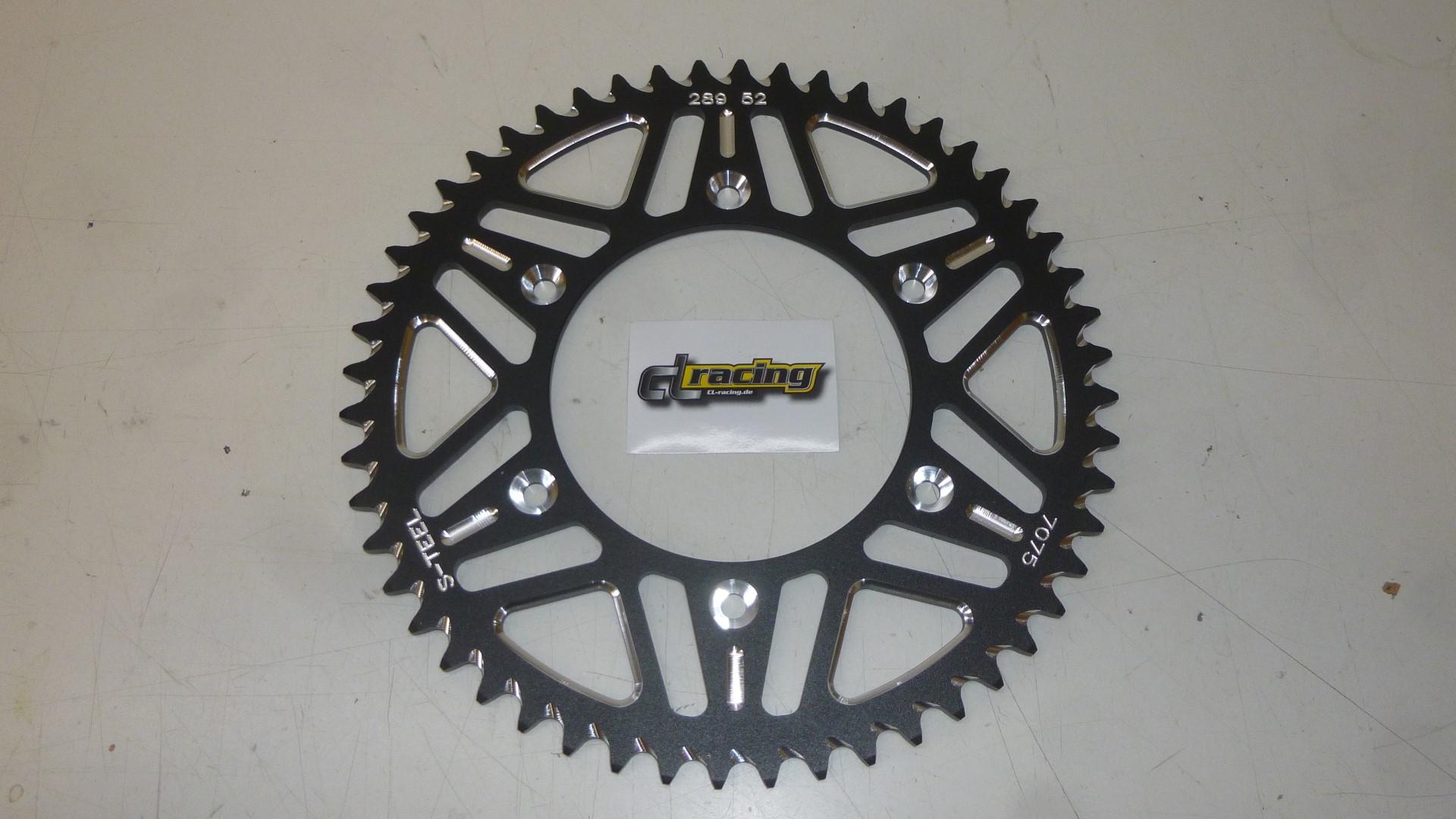 Kettenrad 52 Zhne sprocket passt an Honda Cr 125 250 R 89-07 Xr 400 Crf 450 sw