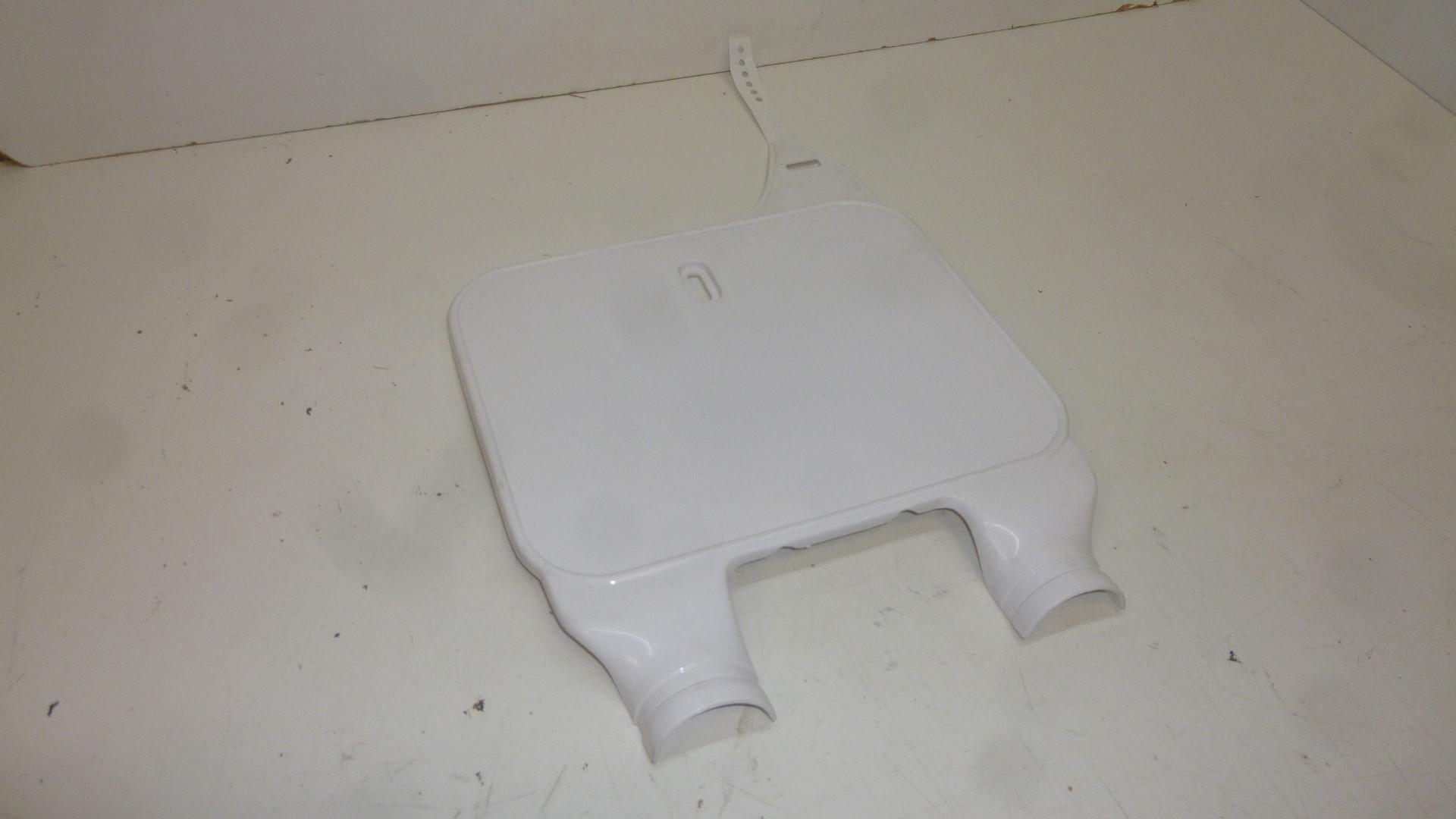 Startnummerntafel Verkleidung number plate cover Motorrad Mx Cross wei