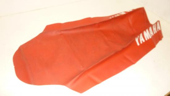 Sitzbezug Sitzbankbezug seat cover Motorrad Cross Mx passt an Yamaha rot-wei