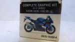Dekorsatz Aufkleber Sticker graphic kit passt an Suzuki Gsxr 1300 08-12 blau-sw Dekorsatz Aufkleber Sticker graphic kit passt an Suzuki Gsxr 1300 08-12 blau-sw