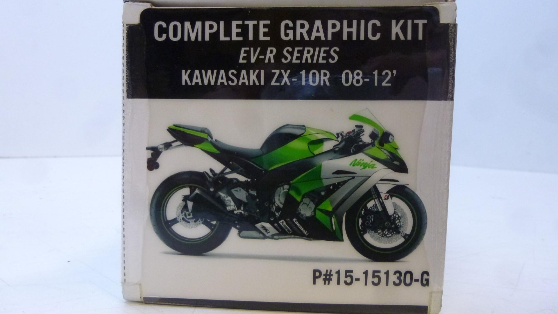 Dekorsatz Aufkleber Sticker graphic kit passt an Kawasaki ZX-10R 08-12 grn