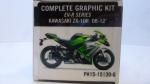 Dekorsatz Aufkleber Sticker graphic kit passt an Kawasaki ZX-10R 08-12 grün Dekorsatz Aufkleber Sticker graphic kit passt an Kawasaki ZX-10R 08-12 grün